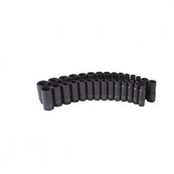 Sunex 5153DD 29-Piece 1/2 In. Drive SAE/Metric Master Double Deep Impact Socket Set -BLACK+DECKER Sales snxn5153dd b