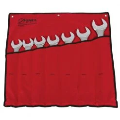 Sunex 9707M 7-Piece Raised Panel Metric Jumbo Combination Wrench Set -BLACK+DECKER Sales snxn9707m b