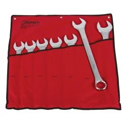 Sunex 9707M 7-Piece Raised Panel Metric Jumbo Combination Wrench Set -BLACK+DECKER Sales snxn9707m c