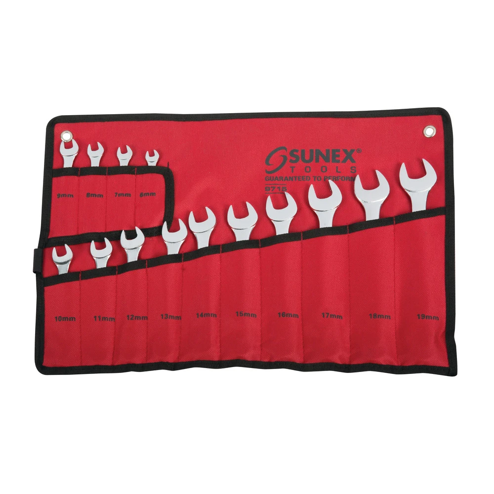 Sunex 9715 14-Piece Metric Raised Panel Combination Wrench Set Sunex 9715 14-Piece Metric Raised Panel Combination Wrench Set -BLACK+DECKER Sales