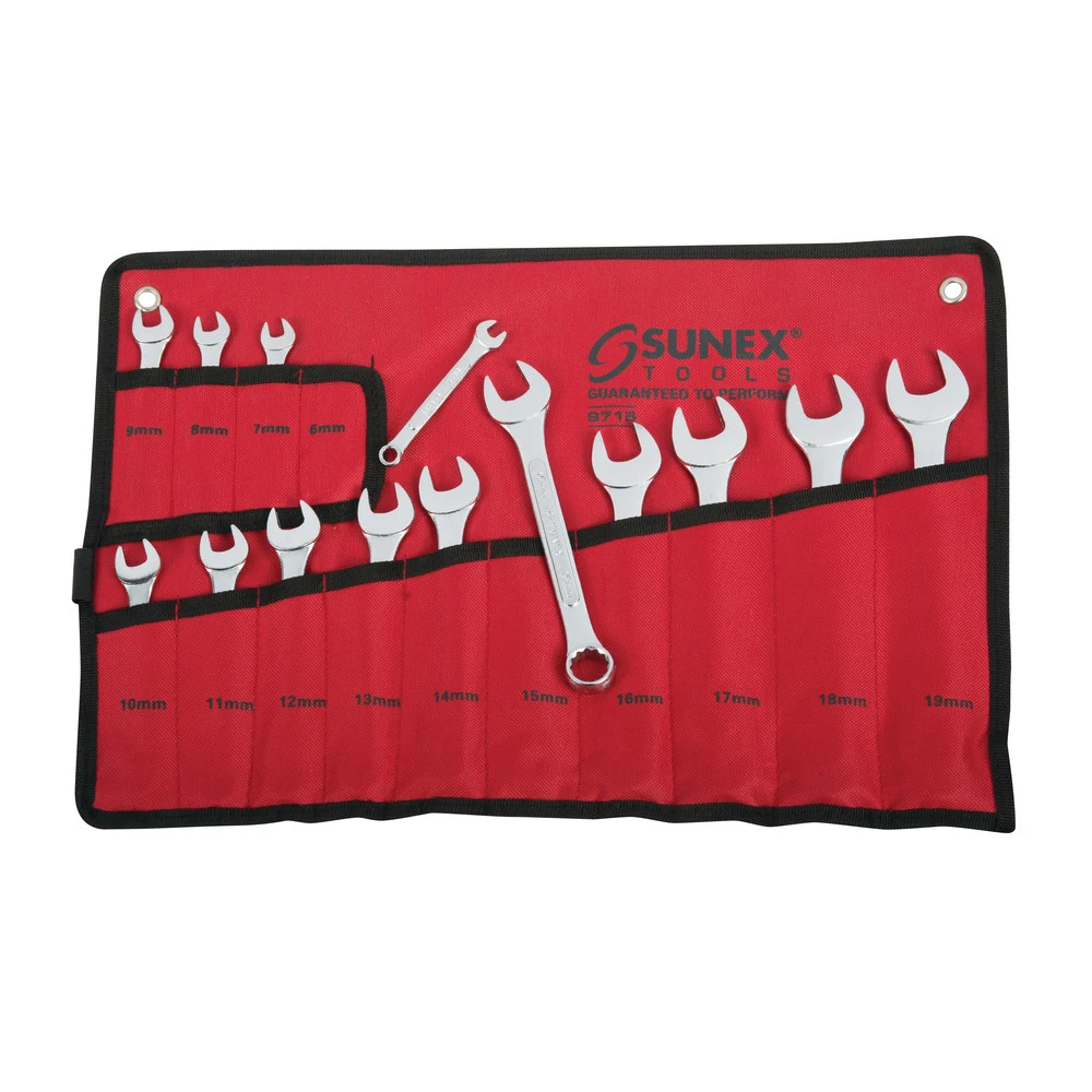 Sunex 9715 14-Piece Metric Raised Panel Combination Wrench Set Sunex 9715 14-Piece Metric Raised Panel Combination Wrench Set -BLACK+DECKER Sales